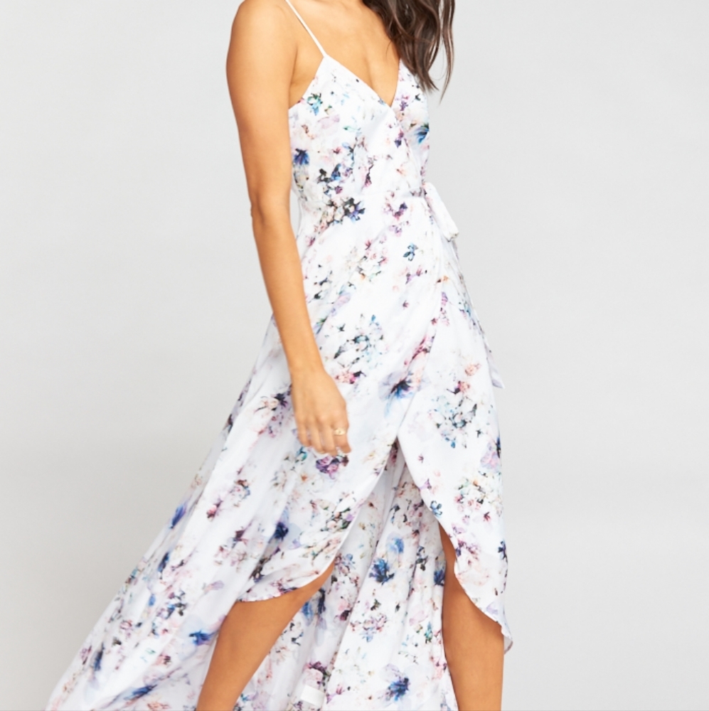 Show Me Your Mumu Mariah Wrap Dress ~ Bouquet Beauty XL